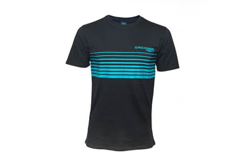 T-Shirt Black Aqua 