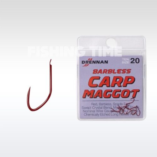 Barbless Carp Maggot 18
