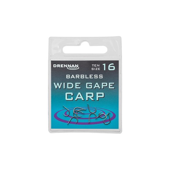 Barbless Wide Gape Carp 16